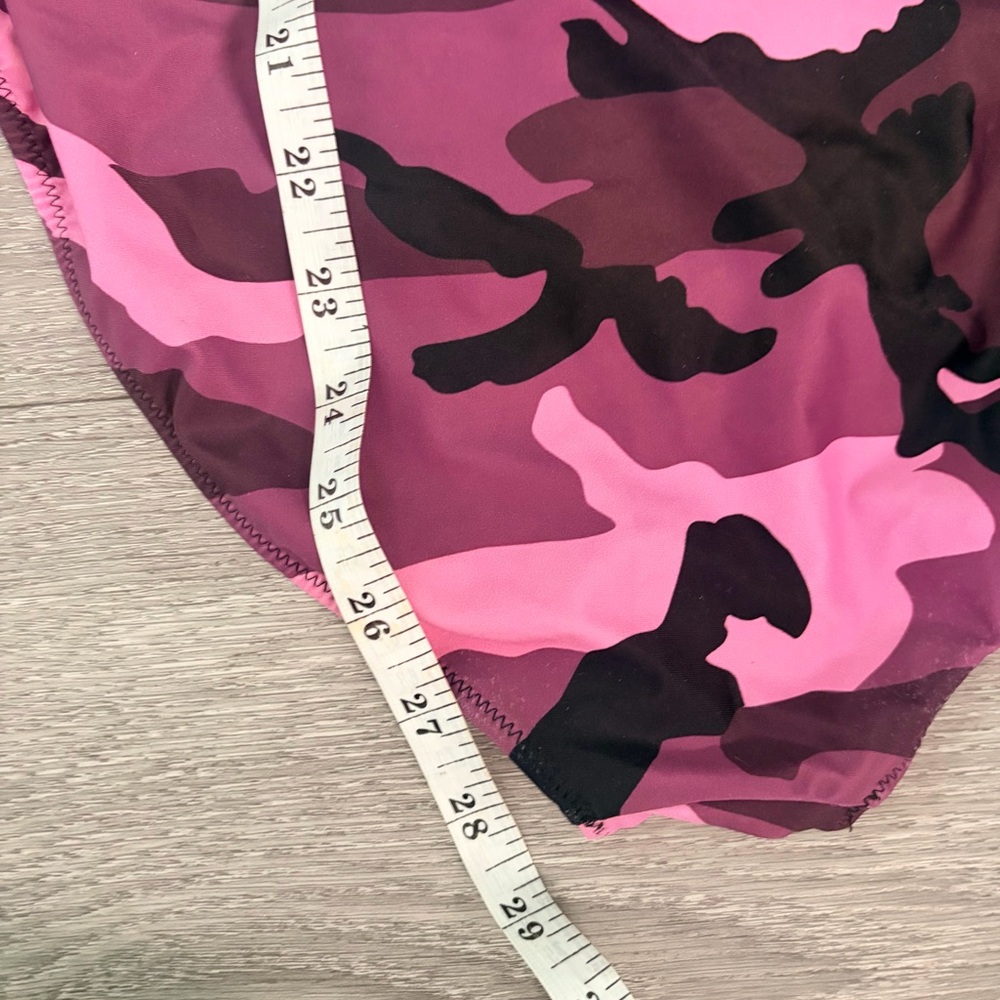 Balenciaga Black/pink one shoulder jersey camo New boutique swimsuit 🩱 - Picture 11 of 16